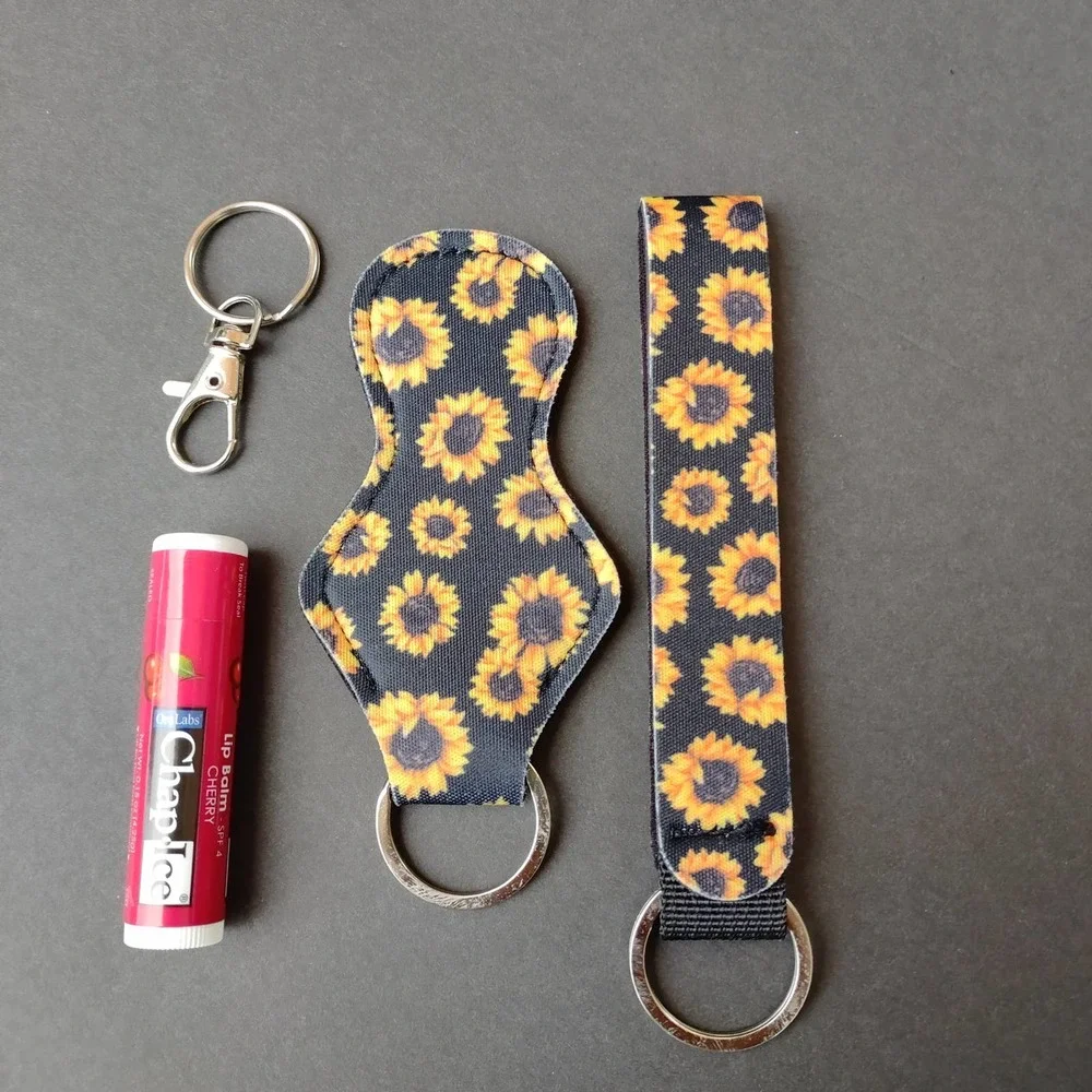 5 for $25 Stocking Stuffers Wrist Strap Lip Balm Holder Keychain Lipstick Holder - Picture 2 of 4